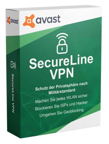 Avast SecureLine VPN (1-10 Eszköz / 1-3 Év)